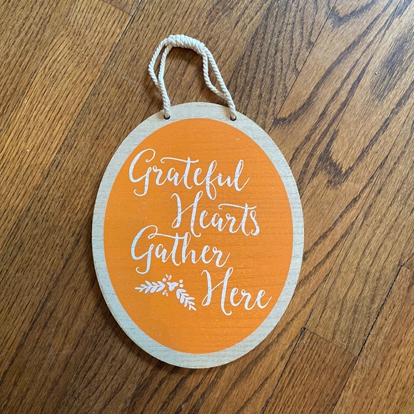 Thanksgiving wood plaque - Picture 1 of 4